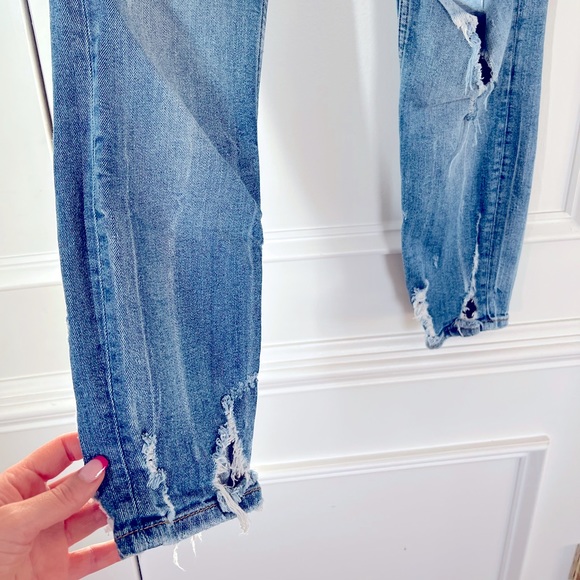 Zara premium denim collection distressed jeans - Picture 4 of 5